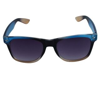 Freak Scene Sonnenbrille - L - transparent blau-braun-schwarz