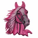 Aufn&auml;her - Pferd - pink-rosa - Patch