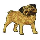 Aufnäher - Hund - Mops - Patch