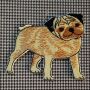 Aufnäher - Hund - Mops - Patch