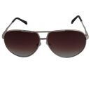 Aviator Sunglasses - M - gold - brown shaded