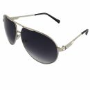 Aviator Sunglasses - M - shiny silver-coloured - black...