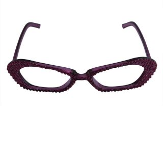 occhiali da festa scintillanti - viola e viola - occhiali divertenti