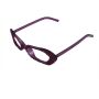 occhiali da festa scintillanti - viola e viola - occhiali divertenti