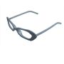 glitzernde Partybrille - silber & weiß - Spaßbrille