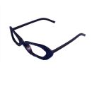 glitzernde Partybrille - blau &amp; blau - Spa&szlig;brille