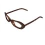 Brillados Gafas de fiesta - marrón claro & marrón claro-transparente