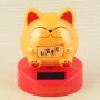 Solar Wobble Figure - Thick Smirking Cat - yellow