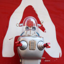 Robot - Tin Toy Robot - Space Trooper