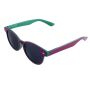 80s Retro Sunglasses twocolored - purple & green