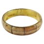 Bangle - Bracelet - Marble Style - brown-beige - 1,5 cm