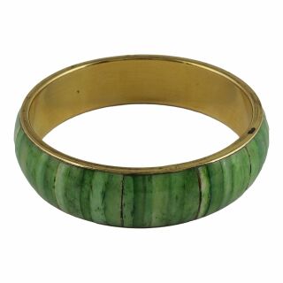 Armreif ° Marmoroptik - grün-weiß (1,5 cm)