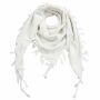 Kufiya - white - white - Shemagh - Arafat scarf