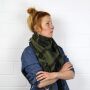 Kufiya - green-khaki - black - Shemagh - Arafat scarf