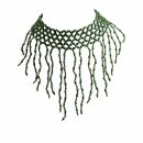 Sequined Necklace - green