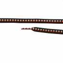 Shoelaces - black-orange-white - approx. 100 x 0,8 cm