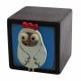 Quadratic Wooden Box with Character - Chick