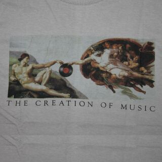 T-Shirt - The Creation of Music - grey