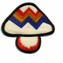 Patch - Mushroom - Fly agaric blue-yellow-red