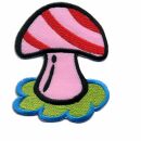 Patch - Mushroom - Fly agaric pink