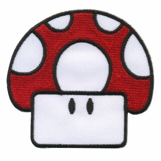 Aufnäher - Pilz - Fliegenpilz Toad rot - Patch