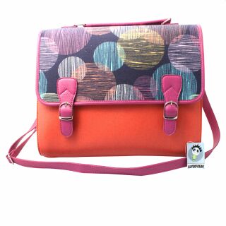 Shoulder or Carrier Bag - Colourful Circles - Sling bag