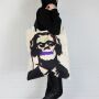 Bolsa de tela XXL con aplicación - Frankenstein - bolsa de tela enorme