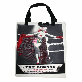 Bolsa de tela XXL con aplicación - The Donnas - bolsa de tela enorme