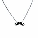 Necklace with pendant - small Moustache