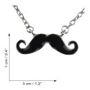 Necklace with pendant - small Moustache