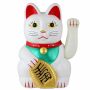Gatto della fortuna - Gatto cinese - Maneki neko - 25 cm - bianco