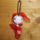 Voodoo Doll - Lady in Red - Keychain