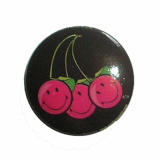 Button - Cherrys with Smilers - Pin