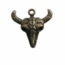 Pendant for necklace - Animal Skull - golden