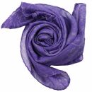 Sciarpa di cotone - volti - grigio - foulard quadrato