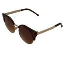 Retro Sunglasses - 50s-Style - golden and brown