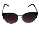 Retro Sonnenbrille - 50s-Stil - gold und schwarz