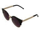 Retro Sonnenbrille - 50s-Stil - gold und schwarz