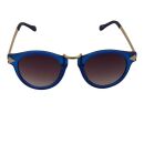 Retro Sonnenbrille - 50er, 60er Jahre - gold und blau