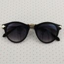Retro Sonnenbrille - 50er, 60er Jahre - gold und schwarz