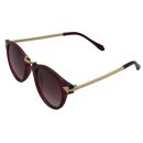 Retro Sonnenbrille - 50er, 60er Jahre - gold und lila