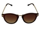 Retro Sonnenbrille - 50er, 60er Jahre - gold und braun