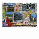Postkarte - Die Mauer und Honecker