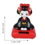 Solar Wobble Figure - Geisha sitting - black