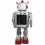Robot - Robot de hojalata - Electron - plateado - Juguete de lata