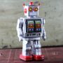 Robot giocattolo - Electron Robot giocattolo - argento - robot di latta - giocattoli da collezione