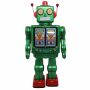 Robot - Tin Toy Robot - Electron Robot - green