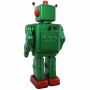 Robot - Robot de hojalata - Electron - verde - Juguete de lata
