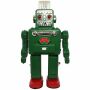 Roboter - Smoking Spaceman Robot - grün - Blechroboter