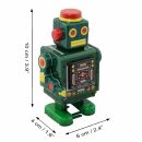 Robot giocattolo - Green Robot - robot di latta verde - giocattoli da collezione